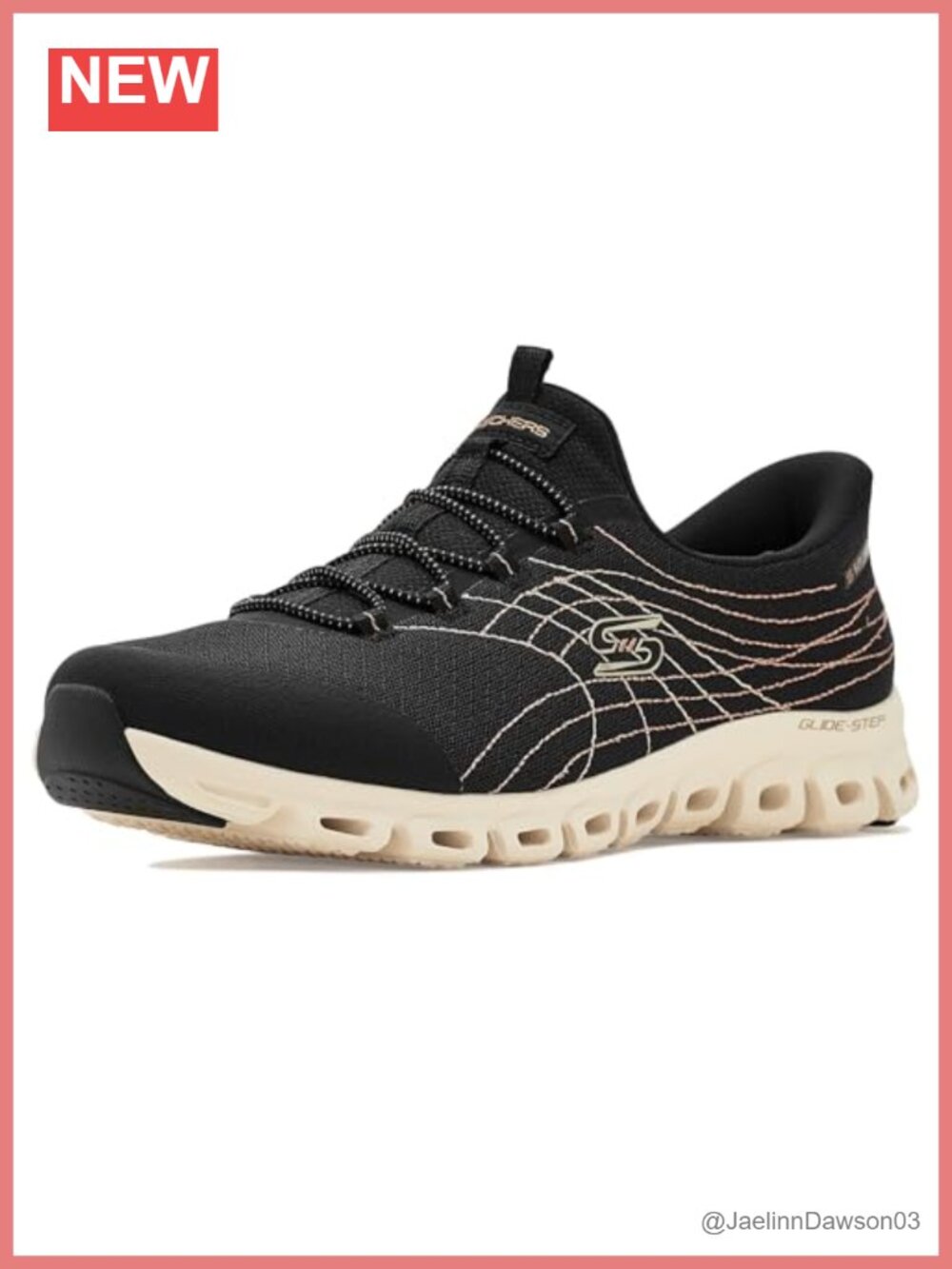 Women's Hands Free Slip-On Sneakers with Heel Pillow Comfort Walking Shoes